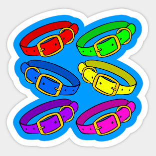 Pup Collars Sticker